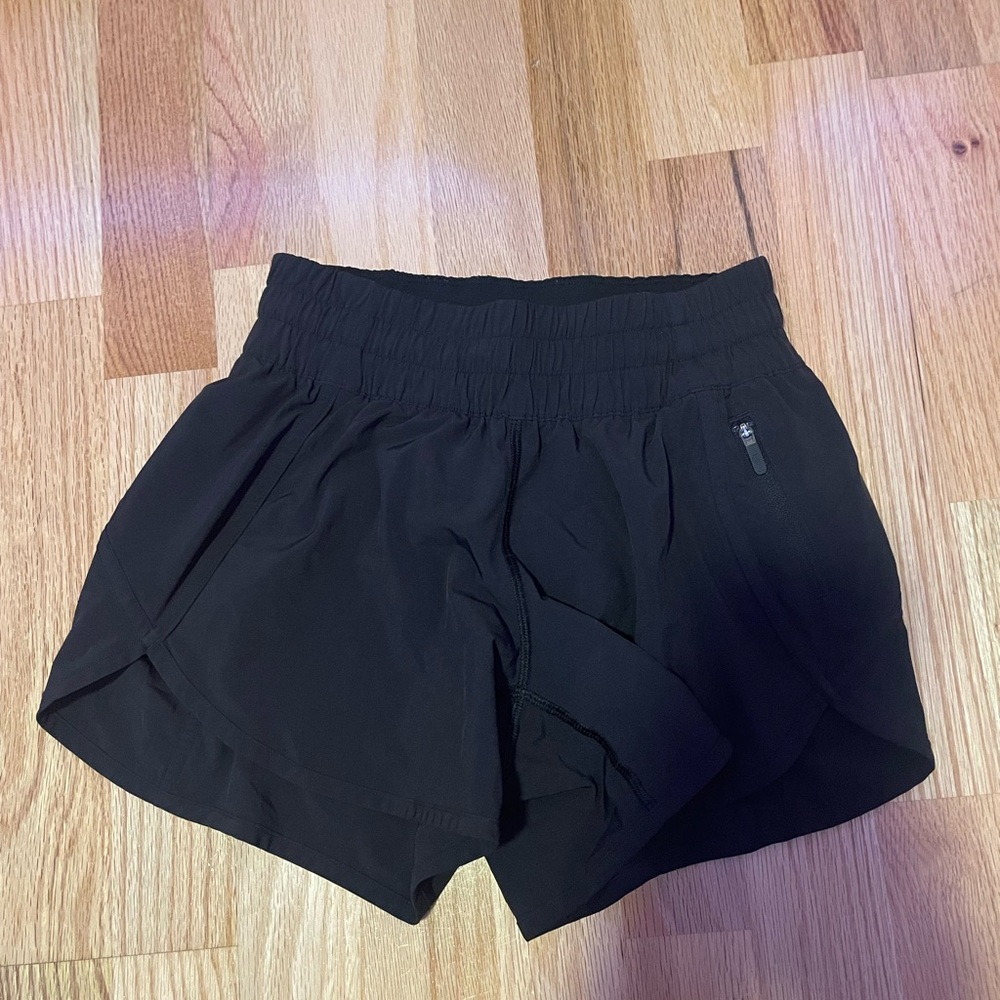 Lululemon black shorts (size 4)